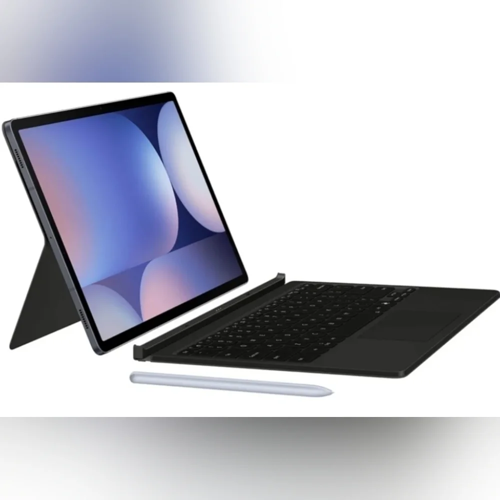 NIB Samsung Black Book Cover Keyboard for S10+ Tablet. Was opened but never used